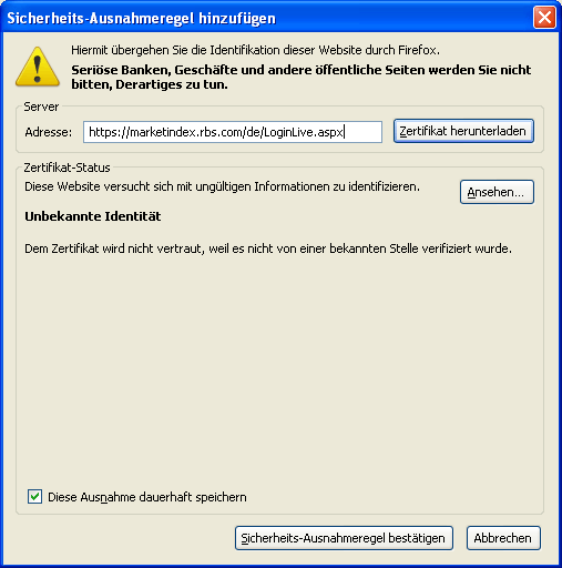 Unbekannte Identit�t